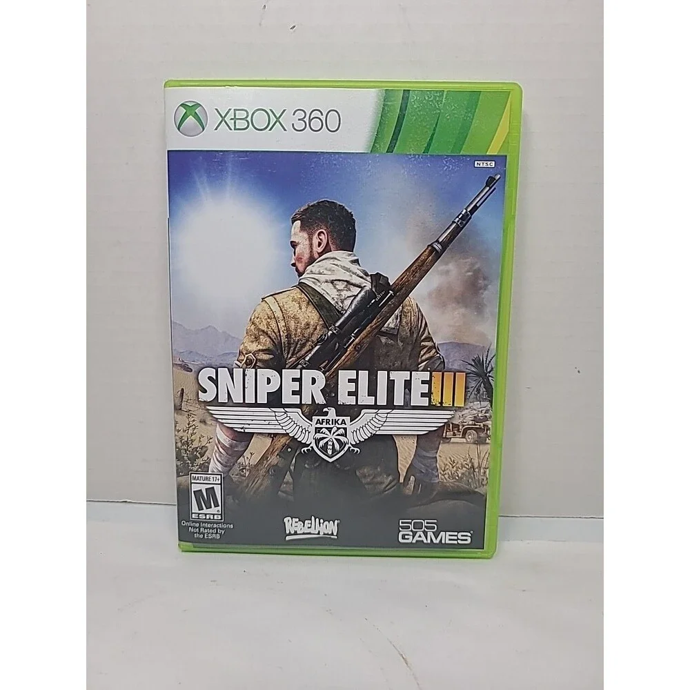 Sniper Elite III (Microsoft Xbox 360, 2014) Video Game -Complete CIB